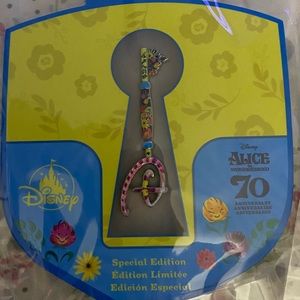 Disney Alice in wonderland key pin 70 years ✨✨